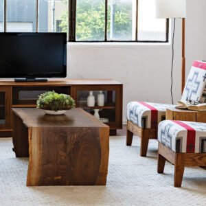 Live-Edge Miter Wrap Coffee Table